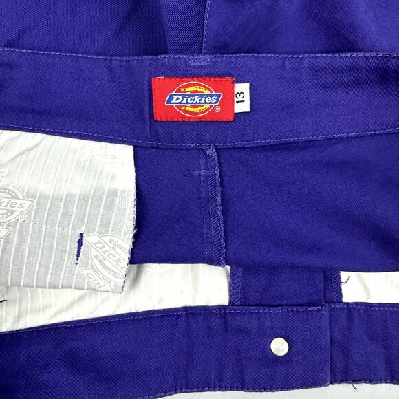 Deadstock 90s Dickies Girl Purple Vintage Shorts Juniors Size 13 - Picture 10 of 10
